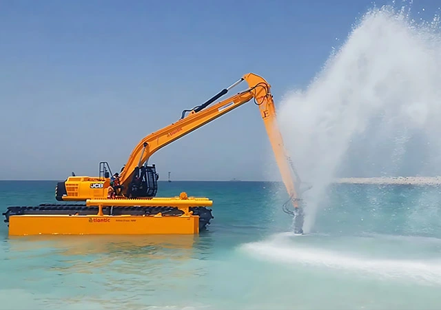 Amphibious Dredger